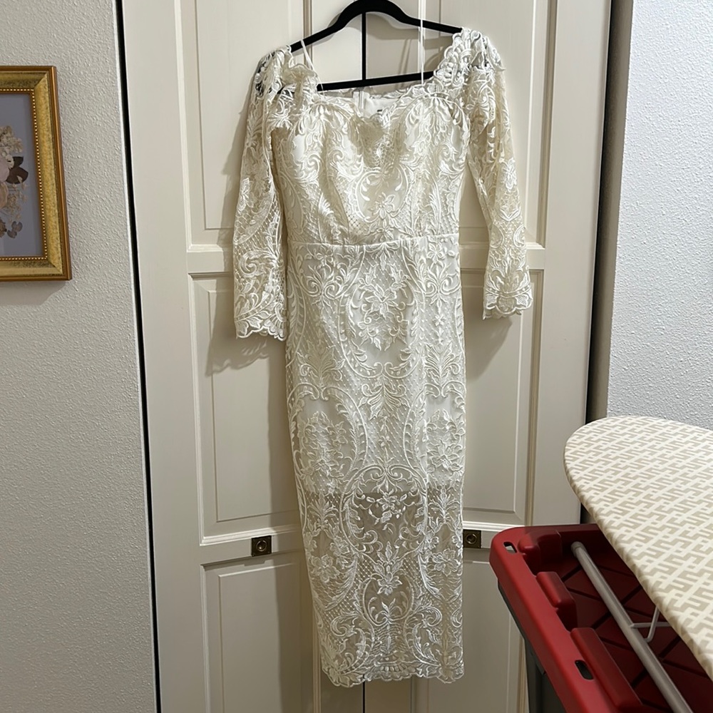 BHLDN Thurley rehearsal or wedding gown.